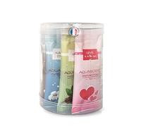 AquaScent - Parfums d'eau pour Spa dosettes-unidoses 10x10ml, 2 Monoï, 2 Love is in The Spa, 2 Nuage de Coton, 2 AromaThé, 2 Eucalyptus