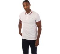 Aquascutum Logo Polo Shirt Blanc/Marine Moyen Male