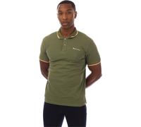 Aquascutum Logo Polo Shirt Vert/Blanc Très grand Male