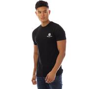 Aquascutum Logo T-Shirt Noir/Blanc 2X Large Male