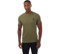 Aquascutum Logo T-Shirt Vert/Marine Small Male