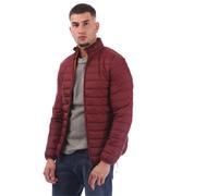 Aquascutum Men's Long Sleeve Medium Puffer Jacket Bordeaux Petit Male