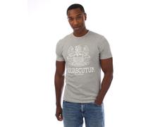 Aquascutum Men's Regular Fit T-Shirt Mel Grey 2X Grand. Male