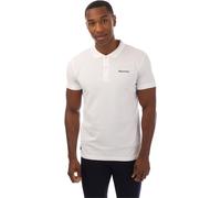 Aquascutum Men's Short-Sleeve Polo Blanc/Marine Grand Male