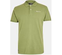 Aquascutum Men's Short-Sleeve Polo Vert/Blanc X Large Male