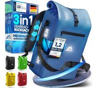 Aquashield 3-In-1 Bicycle Pannier Bag For Luggage Rack,Backpack And Shoulder Bag [25 Liter] I Waterproof Bicycle Bag