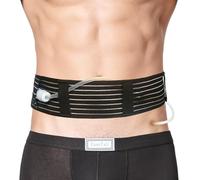 AQUASHIELDING Ceinture de dialyse péritonéale Respirante, Support de cathéter Pd avec Tube G, Pochette pour Tube d'alimentation, Couvre Les Fournitures de Fixation de l'estomac Abdominal,M