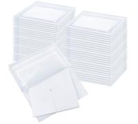 AQUASHIELDING Compresses de trachéotomie, Pansement jetable pour stomates, Pansement pour Tube de Gorge pour Garder Propre et Sec (100 pièces)