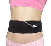 AQUASHIELDING Sécurité sécurisée des Patients en Soins, Ceinture de dialyse péritonéale, Support de cathéter PD avec Fentes, Sac Banane, Tube d'alimentation, Tube G, Accessoires PEG (2 pièces),L