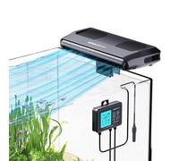 AQUASMITH Ventilateur de Refroidissement pour Aquarium avec contrôle de la température, réglage Minimum 15 °C, démarrage/arrêt Automatique, Effet de réfrigération -14,8 à 12,8 °C, 3 Modes de Vitesse