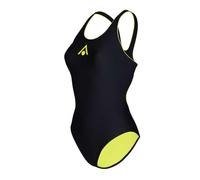 Aquasphere 2025 Essential Maillot de bain classique pour femme Noir/jaune