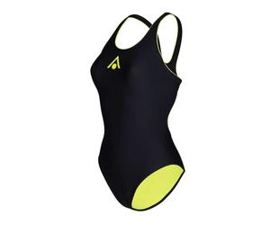 Aquasphere 2025 Essential Maillot de bain classique pour femme Noir/jaune