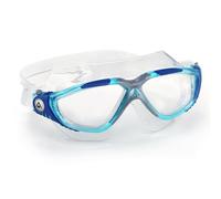Aquasphere Mixte Vista Masque de natation, Verre Clair - Turquoise/Bleu/Argent, Taille unique EU