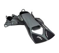 Aquasphere New Training Fin Zip Vx Black/Grey Size Small Palmes d'entraînement de Natation Unisexe, Noir/Gris, S