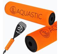 AQUASTIC Bouée Flottante pour la Pagaie Sup Protection Contre la Noyade du Pagaie Facile à Installer sur la Tige 25 mm de Diamètres Caoutchouc Néoprène NBR Orange AQS-SFS001