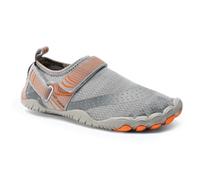 AQUASTIC Chaussures aquatiques pour adultes avec semelle antidérapante et résistante et semelle intérieure en mousse EVA souple de 3 mm pour la plongée, la plage, la piscine, gris, 36 EU