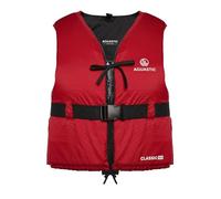 AQUASTIC Gilet de sécurité Classic 50N - en Polyamide, Mousse de polyéthylène, flottabilité 50N, Ceinture réglable, Cordon de Serrage, Boucle de séchage, Kayak, Bateau Gonflable L