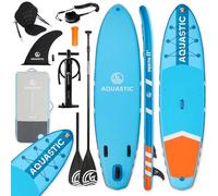 AQUASTIC Perth Kit de Planche de Sup Gonflable de 335,5 cm avec Accessoires, kit Complet pour débutants et confirmés, Sac de Transport, pagaie et Pompe