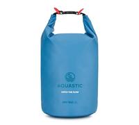 AQUASTIC Sac étanche 8 L en PVC avec Fermeture par enroulement avec Boucle bandoulière réglable Protection Contre l'abrasion Compact 20 x 48 cm Idéal pour Kayak Plage, Orange, Normal, Orange, Normal