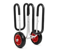 AQUASTIC Sup Board Trolley - Construction légère en Aluminium, Robuste, capacité de Charge de 45 kg, roulettes de Transport de 10 ″, avec Ceinture de sécurité et Rembourrage de Protection - Compagnon