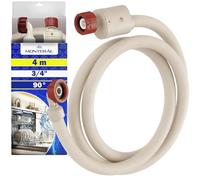 Aquastop Tuyau Machine à Laver et Lave Vaisselle 4m avec Soupape Ø 3/4"