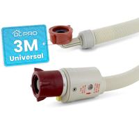 Aquastop Universal 3 M Inlet Hose Up To 90 °C Straight / Angled Water Inlet Hose For Washing Machine Dishwasher
