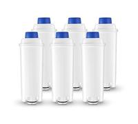 AquaStrata Filtre à Eau 6 Pièces pour Machines à Café Entièrement Automatiques, Remplacement pour De'Longhi DLSC002 9310926 SER3017 5513292811 y Compris Divers Modèles d'ECAM, ESAM
