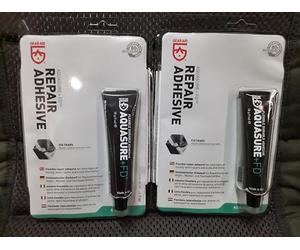 Aquasure Lot de 2 tubes de 28 g = 56 g pour réparation de combinaisons en néoprène, bottes d'eau et waders