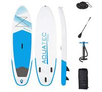 AQUATEC Planche Gonflable Stand Up Paddle | Board Sup 320cm ou 350cm avec Pagaie Réglable, Sac à Dos PVC & Pompe Double Action (3,2m, Cruiser (Professionnel))