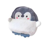 Aquatic Bird Coin Purse, Cute Small Wallet Pouch, Soft Makeup Bag, Compact Coin & Card Holder, Black & White, Ideal for Travel, Everyday Use, Lipstick & Currency,3,94 x 3,94 x 1,18 in, B,