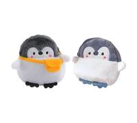 Aquatic Bird Coin Purse, Cute Small Wallet Pouch, Soft Makeup Bag, Compact Coin & Card Holder, Black & White, Ideal for Travel, Everyday Use, Lipstick & Currency,3,94 x 3,94 x 1,18 in, A,