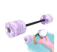 Aquatic Exercise Dumbbell 2 en 1 | EVA + ABS, Barbell 75 cm & Dumbbell 50,5 cm | 3 sections détachables pour yoga aquatique, récupération postpartum et entraînement de natation