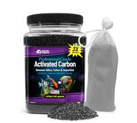 Aquatic Experts Premium Aquarium à Charbon Actif Filtre Charbon Media - éliminer Les odeurs et Les Décolorations avec houille par, 3.5 lbs with Fine Mesh Bag