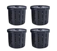 Aquatic Plant Growing Cups (4-Pack) - Hŷdroponic Basket for Home Aquariums | Versatile Landscape Decoration Tool for Root Anchoring & Substrate Support