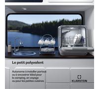 Aquatica lave-vaisselle de table | 42 cm | 3 programmes | 2 couverts D
