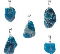 Aquatite Pendentif pierre précieuse Œillet inséré