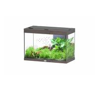 AQUATLANTIS-Aquarium 146 litres équipé LED 2.0 et filtre Aquatlantis Splendid chêne foncé - 80 x 40 x 56 cm