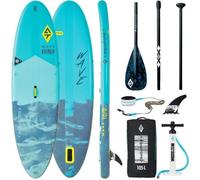 Aquatone Wave 10´0´´ Inflatable Paddle Surf Set Bleu 304.8 cm / 81 cm