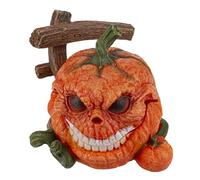 Aquavie - Fun L'Affreux JoJo - Citrouille Halloween - Décoration pour Aquarium - 10,5 x 10,5 x 9,5 cm
