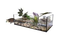 AQUAVIE-Terrarium pour tortue d'eau aquatique coloris blanc Aquavie kit aqua 100 - 100 x 40 x 30 cm