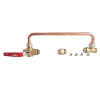 AQUAWATER - 105024 - Kit by-pass Easy Tub - Raccordement facilité avec le système Easy Tub - Pour raccorder un filtre double