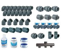 AQUAZENDO Kit plomberie pour Piscine 8 x 4 m