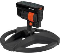 Aquazoom Compact Arroseur Carré, Noir, Turquoise, Orange, 9 M² - Max. 216 M²