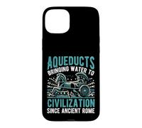 Aqueducs apportant de l'eau à la civilisation Depuis la Rome Antique Coque pour iPhone 15 Plus