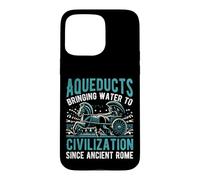 Aqueducs apportant de l'eau à la civilisation Depuis la Rome Antique Coque pour iPhone 15 Pro Max