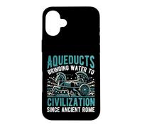 Aqueducs apportant de l'eau à la civilisation Depuis la Rome Antique Coque pour iPhone 16 Plus