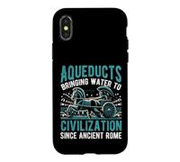 Aqueducs apportant de l'eau à la civilisation Depuis la Rome Antique Coque pour iPhone X/XS