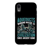 Aqueducs apportant de l'eau à la civilisation Depuis la Rome Antique Coque pour iPhone XR