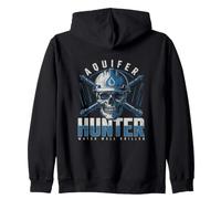 Aquifer Hunter Foreur de puits d'eau Motif crâne Sweat à Capuche