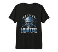 Aquifer Hunter Foreur de puits d'eau Motif crâne T-Shirt Haut de Gamme